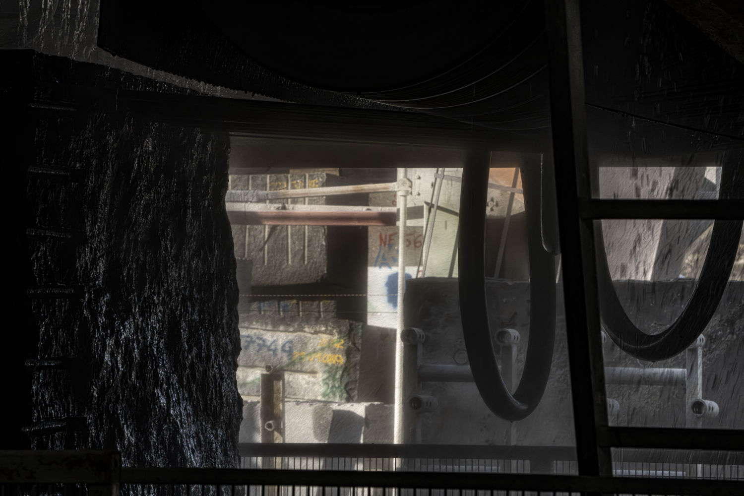 Panoramica taglio granito